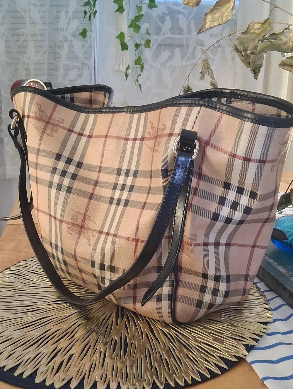 BURBERRY CANTERBURY TOTE WITH POUCH